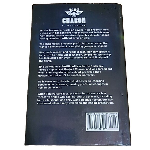 Project Charon 1: Re-Entry Patty Jansen Book - Picture 2 of 2